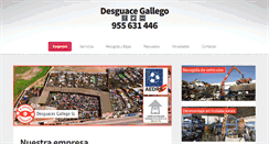 Desktop Screenshot of desguacegallego.com